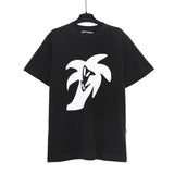 wholesale pa angel coconut tree flame letter logo graffiti paint short-sleeved t-shirt