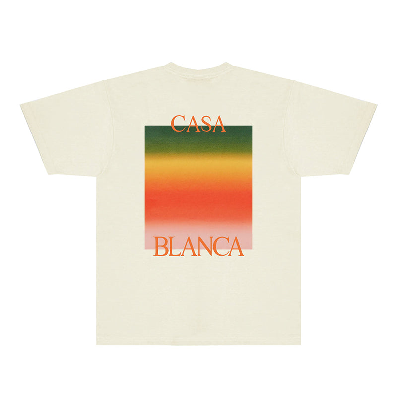 Casablanca T Shirts Fashion Print Street