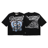 Wholesale s american fashion bkys hot diamond high quality pure cottoncasual short-sleeved t-shirt summer