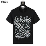 Psy wholesale american cho bunt-shirt colorful skull rabbit gradient letterprintingcouple short