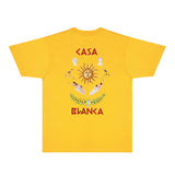 Casablanca T Shirts Fashion Print Street