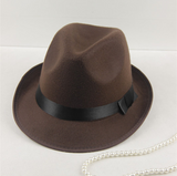 Walter White Hats Xu Wenqiang Jackson Wide Brim Top Hat Stage British Hat Jazz Wool Felt Hats
