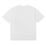 Rhude T Shirts Coconut Sunset Sailing Printing Cotton Casual Loose Short Sleeve Men and Women