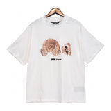 pa severed bear palm coconut tree flame shark couple outfit loose
