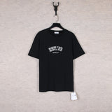 Correct version offow rainbow gradient arrow twill cashew flower graffiti short-sleeved t-shirt