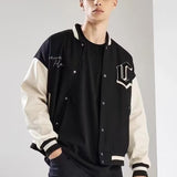 Unisex Baseball Jersey Embroidered Alphabet Baseball Jacket Jacket