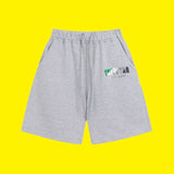 Cross-border trade trapstar rainbow letter gradient towel embroidery short sleeve t-shirt & fog high street shorts set