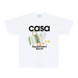 Casablanca T Shirts Fashion Print Street