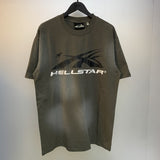 H-star series] fog high street retro women's head washed and distressed couple t-shirt shorts sweatshirt pants