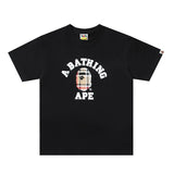 Japanese japanese ape journey bring in wealth and treasure cat short sleeve t youth street campus fashion youth