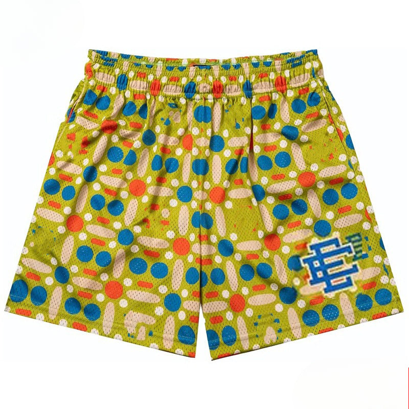 Eric Emanuel EE Shorts Polka Dot Mesh Shorts Sports Casual