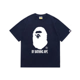 B@pe tshirtsssummertrendy ape head little monkey camouflage couple short sleeve round neck t-shirt men