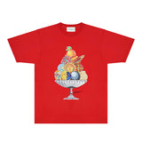 Casablanca T Shirts Fashion Print Street