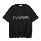 Spring/summer ow splatter graffiti arrow graphic crewneck short sleeve tee