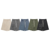 Wholesale saint vanity american washed & drilled short sleeve t-shirt & trendy shorts set for export