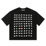 House of errors all-seeing eye graphic tee - trendy short sleeve couple's high street hoodie