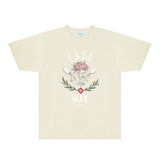 Casablanca T Shirts Fashion Print Street