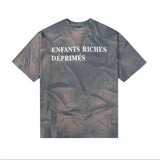 Erd melancholic rich second generation short-sleeved portrait sketch graffiti cross-border new high street loosecasual print