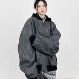 Unisex Baseball Jersey Winter PU Jacket