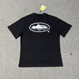 Wholesale foreign trade corteiz devil's island letter logo print short sleeve fog high street couple oversized t-shirt