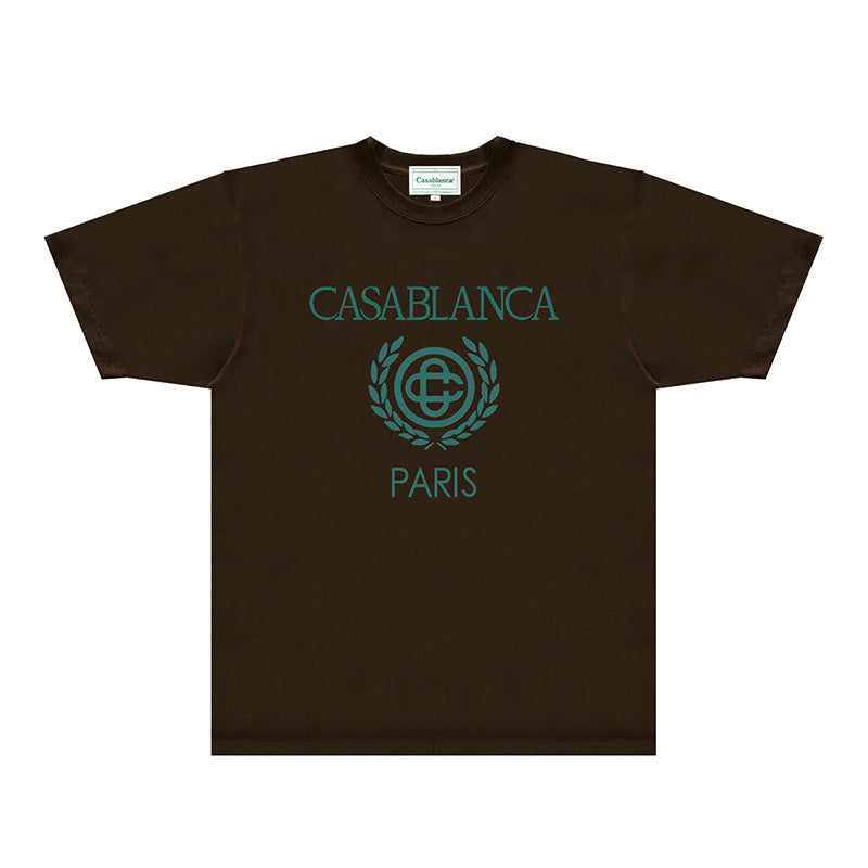 Casablanca T Shirts Fashion Print Street