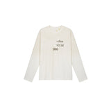 Ac letter print high street washed distressed vintage oversized short sleeve couple t-shirt