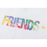 Vlone T Shirt Spring Summer Color Big V Letter Crew Neck