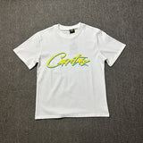 Wholesale foreign trade corteiz devil's island letter logo print short sleeve fog high street couple oversized t-shirt