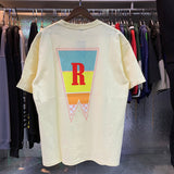 Rhude T Shirts Cotton Short Sleeves Loose Men and Women