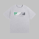 Factory direct trapstar rainbow letter gradient towel embroidery short sleeve t-shirt & fog high street shorts set