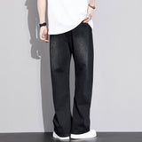 Unisex Jeans Men's Spring and Summer Loose Straight Pants