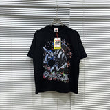 American asaali retro celebrity portrait print short sleeve men's 100% cotton t-shirt