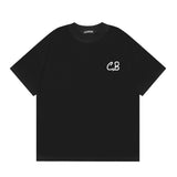 Wholesale export cole buxton minimalist cursive signature print short sleeve t-shirt - high street style