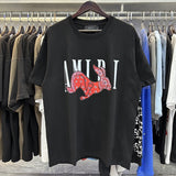 Wholesale amri little angel crane peace bird digital gradient letter logo couple's short set