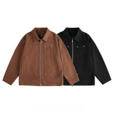 Unisex Baseball Jersey Black Denim Jacket