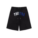 Cross-border trade trapstar rainbow letter gradient towel embroidery short sleeve t-shirt & fog high street shorts set