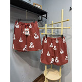 American asaali character print short sleeve t-shirt & trendy shorts set - summer collection