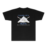 Casablanca T Shirts Fashion Print Street