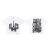 That's a awful lot of cough syrup short-sleeved t-shirt couple polo shirt
