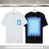 Casablanca spring/summer dreamland: starry castle casa letter logo short sleeve couple's tee
