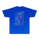 Casablanca T Shirts Fashion Print Street