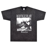 Rock Star T Shirt Burzum Filosofinite T-shirt Rock Band Retro Loose Printed Short Sleeve