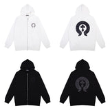 CHH Chrome Heart Hoodie Croix Sweater Diablo Cross Embroidered Zipper