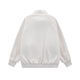 Unisex Baseball Jersey Spring and Autumn Jacket Double-Sided Plaid Embroidered Loose Casual Couple Jacket