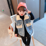 Girl Jacket Unisex Thickened Autumn and Winter