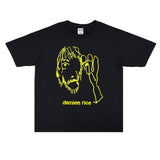 Rock Star T Shirt Pure Cotton Trendy T-shirt Short Sleeve Loose