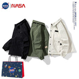 Nasa Jacket Men's Spring and Autumn Loose Fashion Brand Workwear Jacket