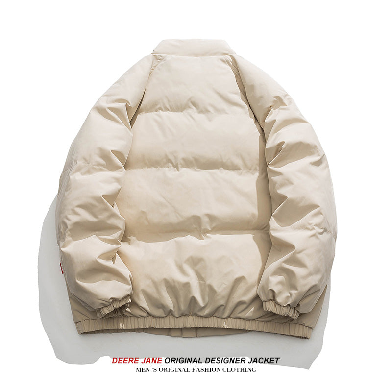 Men Coat Men's Winter Loose All-Matching Couple Cotton-Padded Clothes Coat