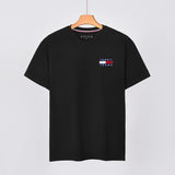 Tommy T Shirts Tommy Men's Short Sleeve Cotton Slim-Fit T-shirt with round Neck