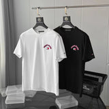 Tommy T Shirts Tommy Double Sided Embroidery Armband round Neck Short Sleeve T-shirt for Men and Women